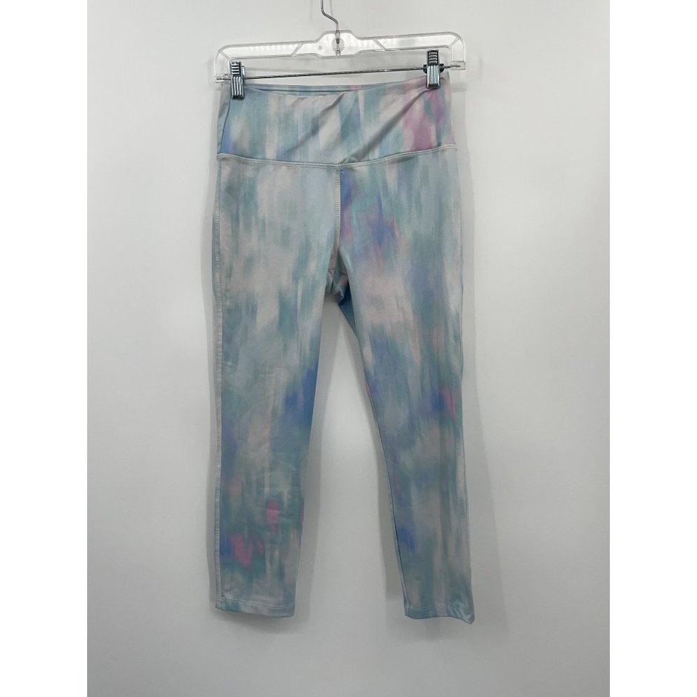 Cali Active Size S Blue White Pink Capri Leggings‎